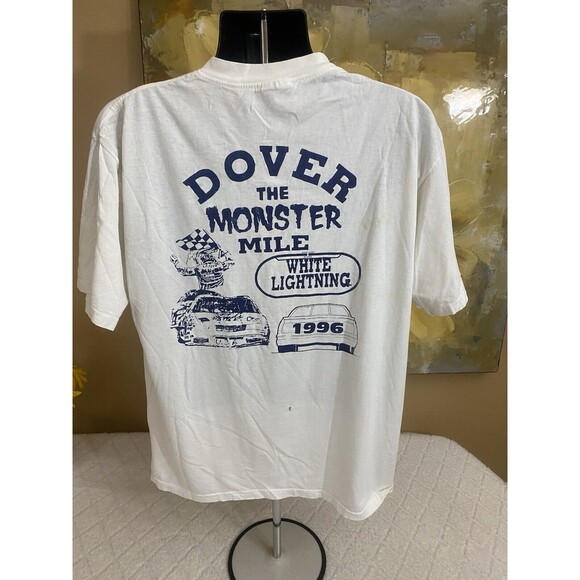 Vintage The Dover 500 NASCAR 1996 T-shirt Men’s Single Stitch 2 Sided Size XL - Picture 9 of 16